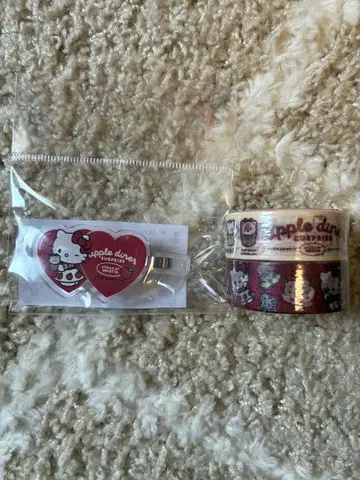 메루카리 택배 헬로키티 에뚜왈 에그리오트 마스킹 테이프 클립