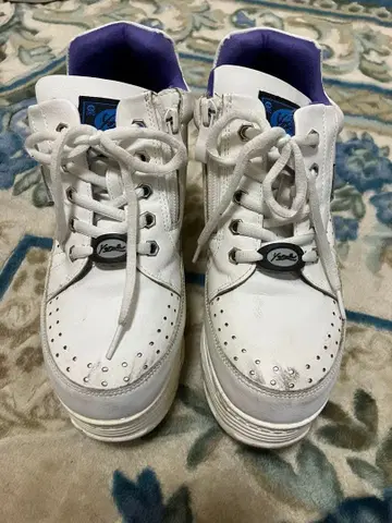 YOSUKE 요스케 통굽 스니커즈 화이트 24.5cm