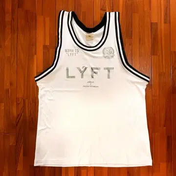 LYFT 탱크탑 M 화이트 스트라이프
