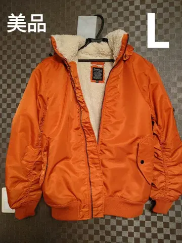 [ 새상품급 ] 워크맨 보아 안감 MA-1 타입 후디 L 사이즈