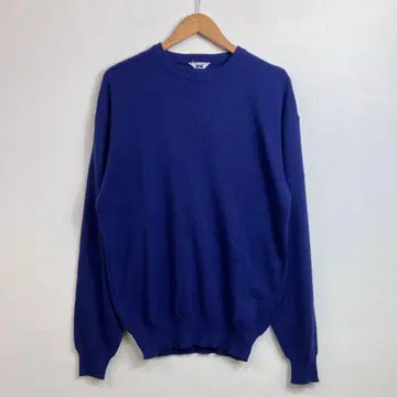 80s montbell 니트 스웨터 로얄 블루 VINTAGE 일본제