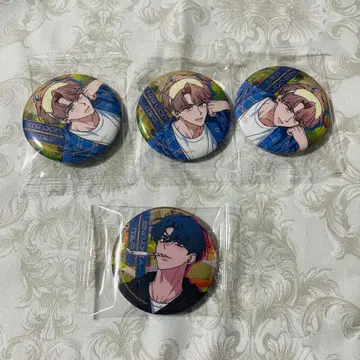 한국 BL BOMTOON 스케치 캔뱃지 팝업 4점