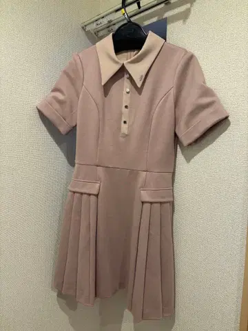 핑크 반팔 원피스 RIU