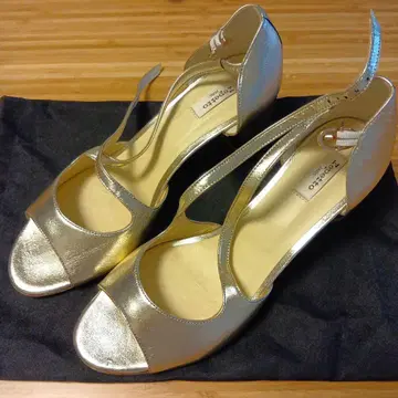 [거의 미사용] 레페토 골드 샌들
