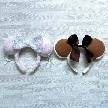 디즈니 머리띠 2개 세트