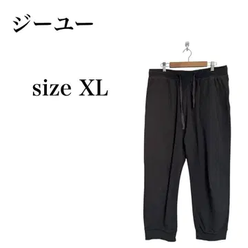 GU 마이크로 플리스 조거 팬츠 다크 그레이 XL 남성용