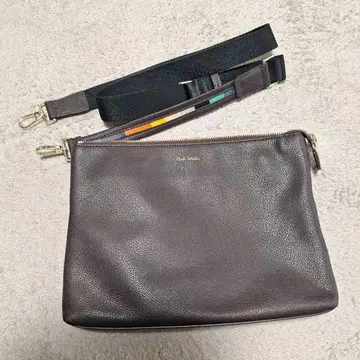 폴 스미스 가죽 숄더 클러치백 2way
