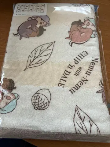 칩과 데일 페이스 타월 약 34cm x 약 80cm