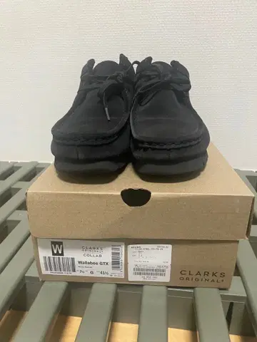 CLARKS Wallabee GTX 블랙 BEAMS 콜라보