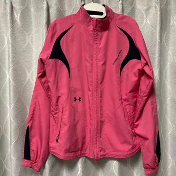 UNDER ARMOUR 핑크 자켓