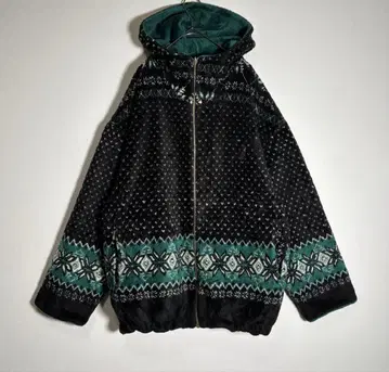 노르딕 바즈아이 올 패턴 리버서블 보아 자켓