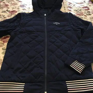 캘러웨이 네이비 후드 부착 자켓