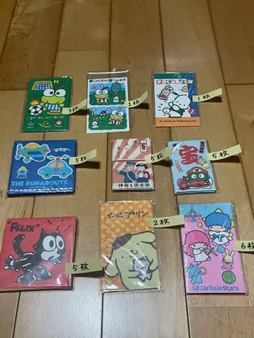 쇼와 레트로 산리오 세뱃돈 봉투 세트 33매