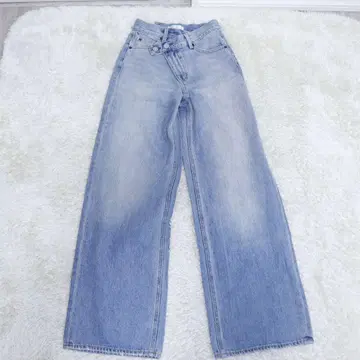 MOUSSY 마우지 CROSS WAIST WIDE STRAIGHT 0