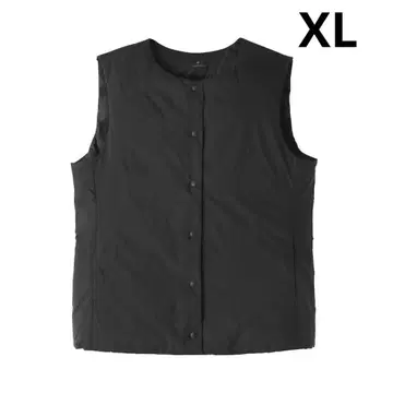 무인양품 경량 다운 포켓터블 노카라 베스트