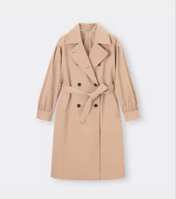 볼륨 슬리브 트렌치코트 베이지