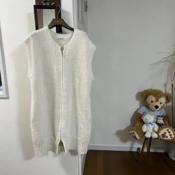 H 화이트 집업 롱 베스트!