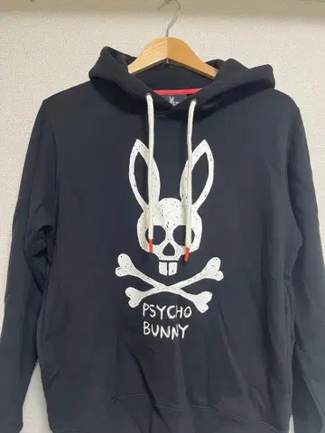 사이코 버니 블랙 후드티 S