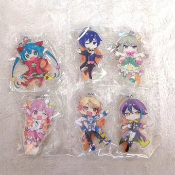 프로젝트 세카이 스탠드 부착 아크릴 키체인 6점 세트 프로세카 4