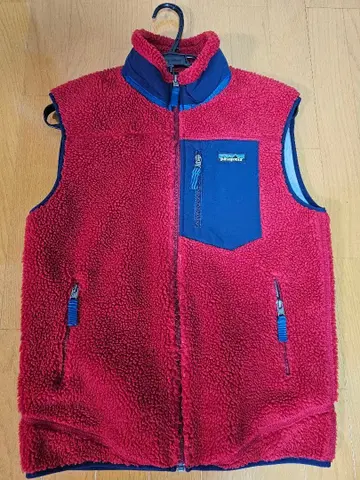 새상품급 patagonia 레드 플리스 베스트 YKK 지퍼