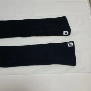 FootJoy 블랙 리브 편직 레그 워머