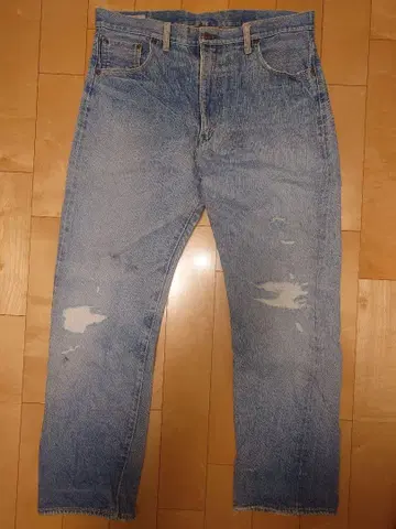 60s 70s 레어 빈티지 에드윈 레인보우 셀비지 데님 W93