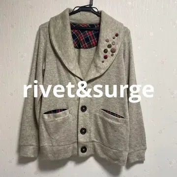 rivet&surge 리벳앤서지 니트 자켓 시착만 한 상품 새상품급