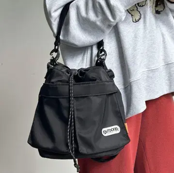 OUTDOOR PRODUCTS cpcm 복조리 숄더백 나일론 블랙