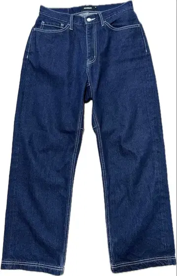 XLARGE 다크 블루 데님 와이드 팬츠 W30