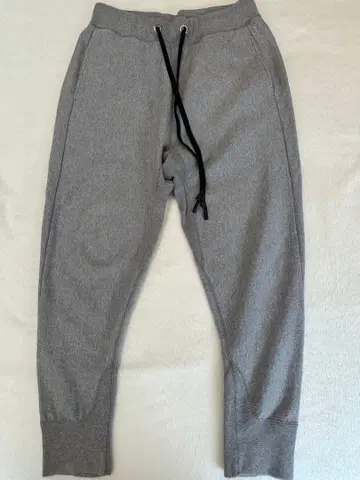 ATON 그레이 조거 팬츠 스웨트 팬츠