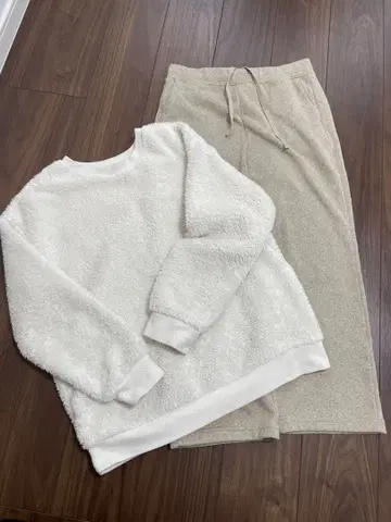 유니클로 파자마 모코모코 L 룸웨어