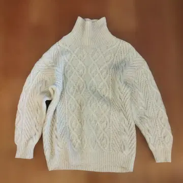 RAAM 터틀넥 피셔맨 스웨터