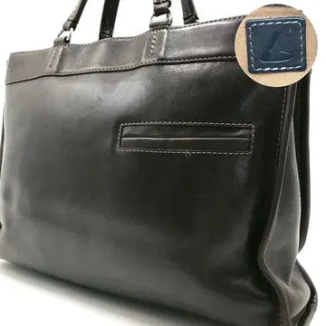 최고급 츠치야 가방 비즈니스 백 프로타 가죽 방수 다크 브라운