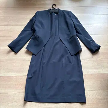 테리 네이비 원피스 수트 자켓 L 사이즈