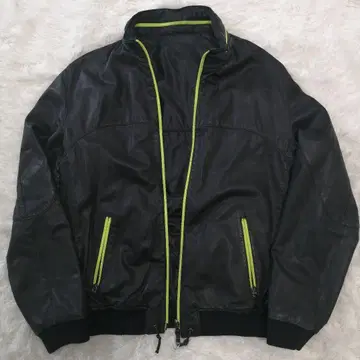 [컨디션 최상] 엠포리오 아르마니 양가죽 램 가죽 블루종 자켓 XL