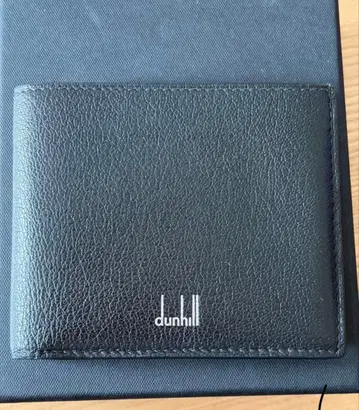 던힐 블랙 이단 접이식 지갑