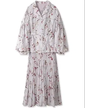 SNIDEL 베스트 디테일 프린트 원피스