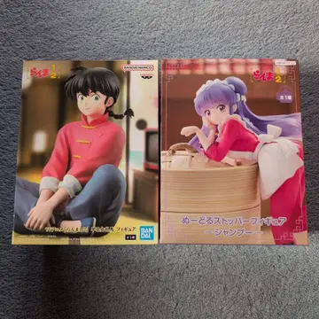 사오토메 란마 샴푸 피규어 2체 세트 란마