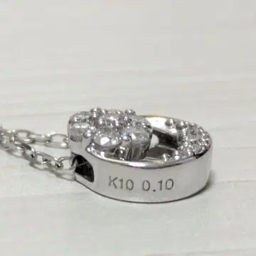 K10 다이아몬드 0.10ct 목걸이