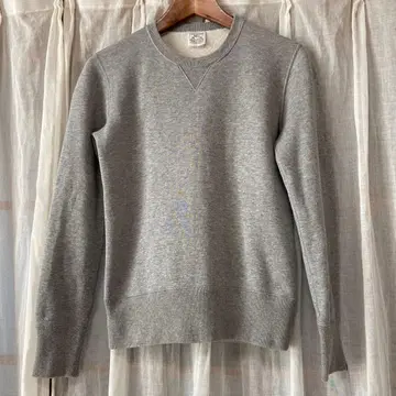 LOOPWHEELER 그레이 맨투맨 S 사이즈