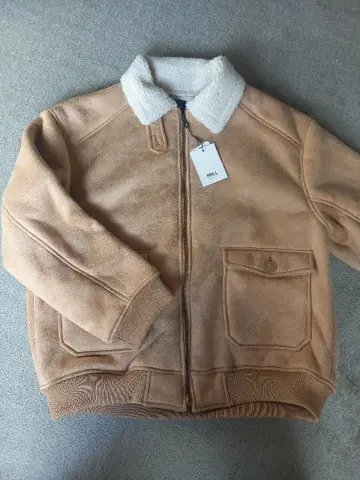 MONOMART 베이지 페이크 무스탕 보아 자켓 미사용 새상품