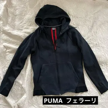 푸마 페라리 후디드 맨투맨 자켓 S 블랙