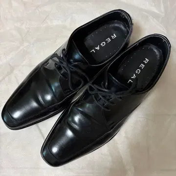 [ 새상품급 ] REGAL 블랙 레이스업 슈즈 727R 24cm