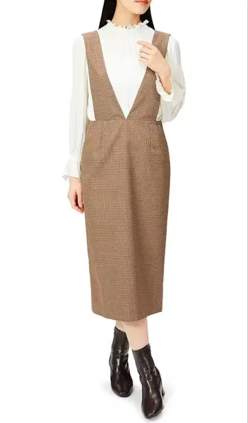 내추럴 뷰티 베이직 오버롤 스커트 S