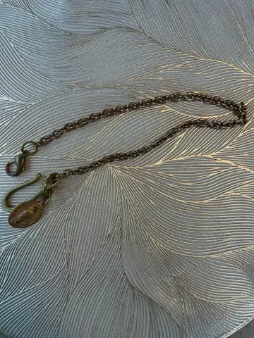 놋쇠 지갑 체인 성모 마리아 메달