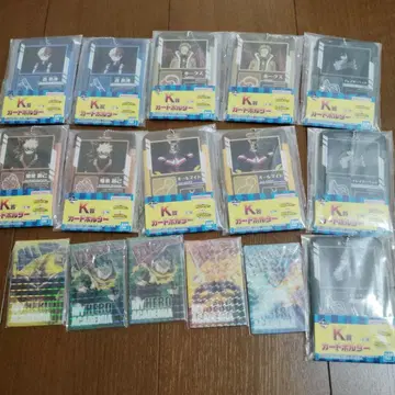 제일복권 히로아카 K상 J상 카드 홀더 아크릴 미러 카드 16점