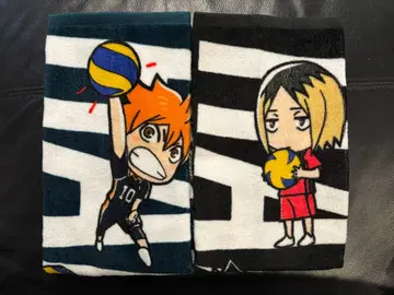 하이큐!! 타월 세트 카라스노 네코마 고교