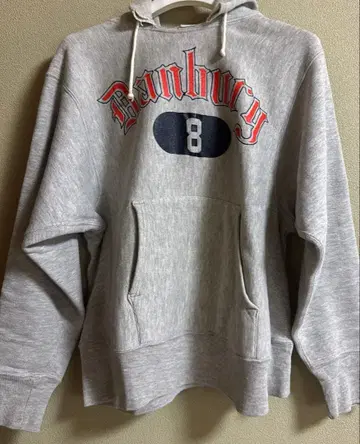 챔피온 리버스 위브 파랑 택 후드 부착 맨투맨 USA 제조