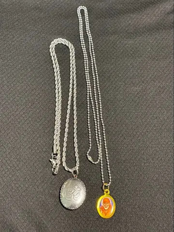 한정판 1세트 후지이 카제 착용 펜던트 사이바바 옴 prema