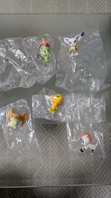 디지몬 캐릭터 5체 세트 나라분데스